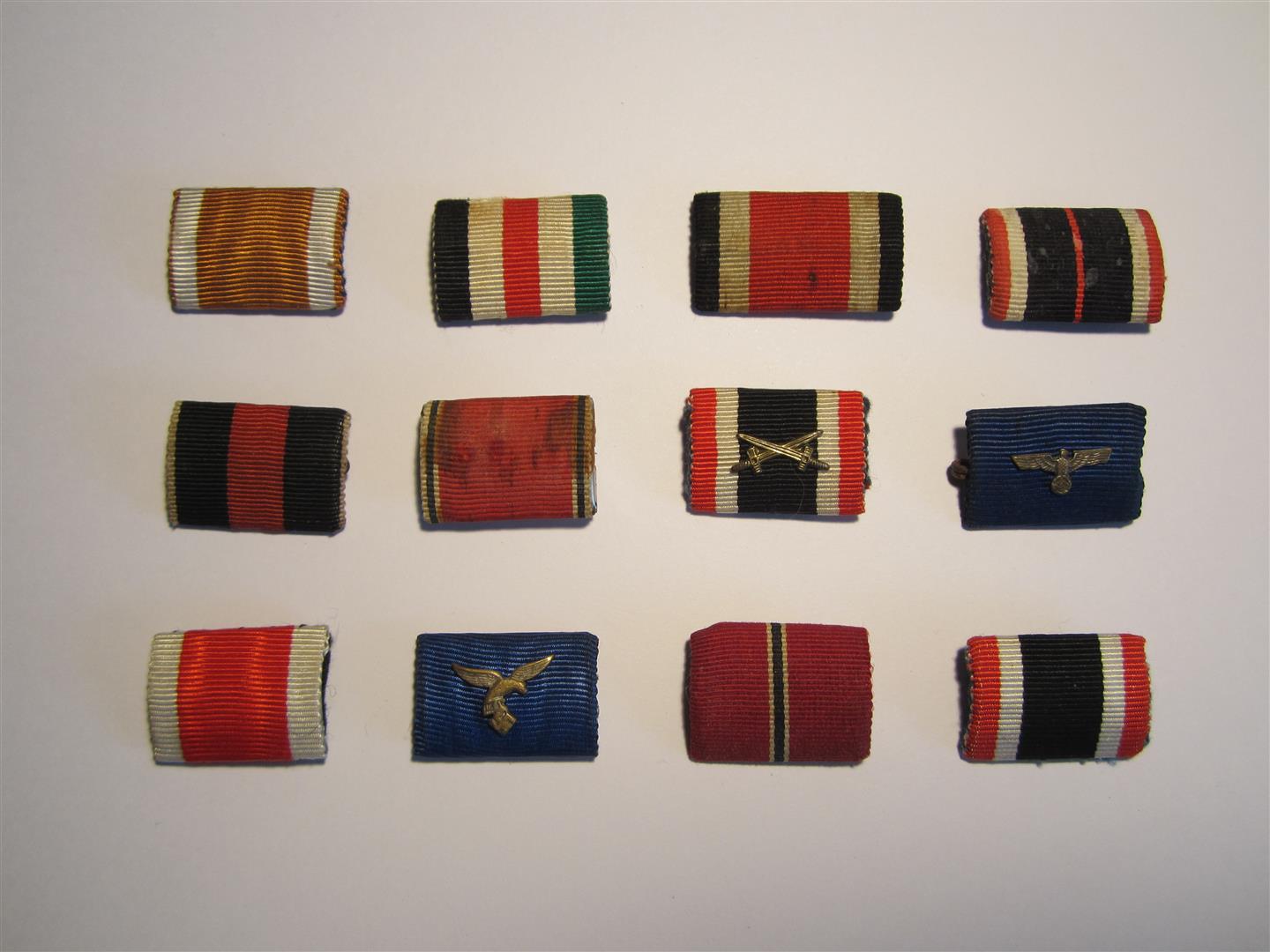 WW2 German Medal Ribbon Bars